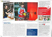 Zeitungsauschnitt mit Interview
