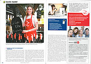 Zeitungsauschnitt mit Interview